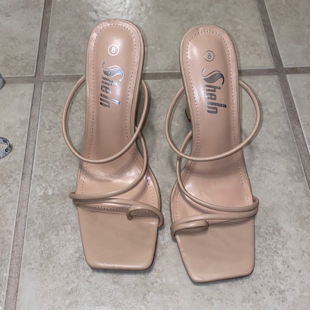 SHEIN nude heels